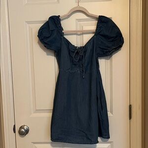 Forever 21 Dark Blue denim Mini Dress